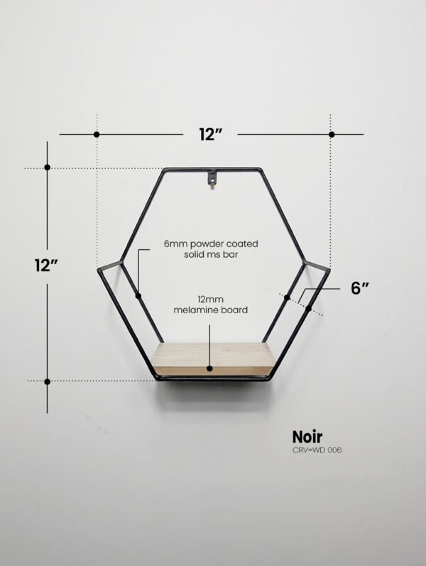 Noir Wall Decor Shelf