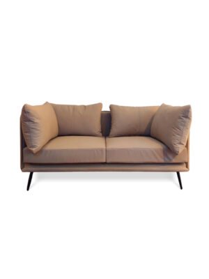 Rolf Benz Rondo Leather Two-Seater Sofa