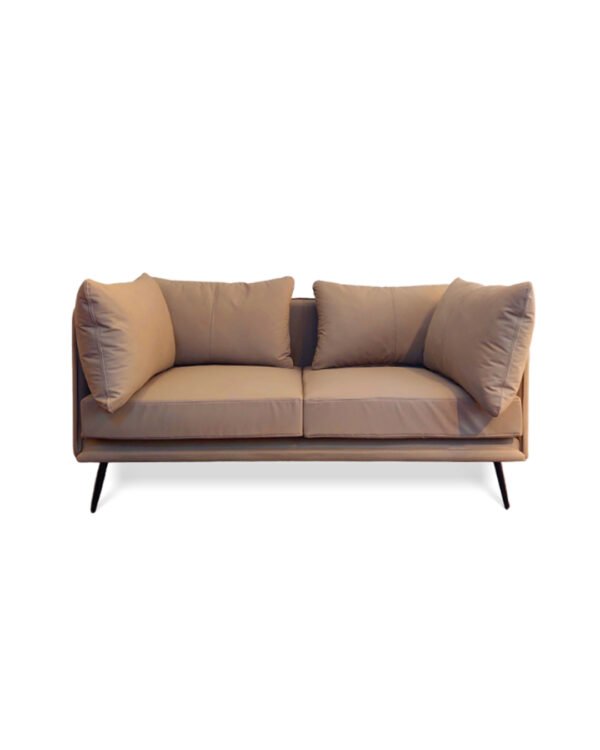 Rolf Benz Rondo Leather Two-Seater Sofa