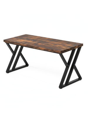 Industrial Style Desk with Z-Legs