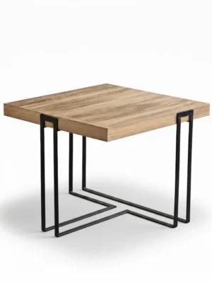 Modern Industrial Square Coffee Table