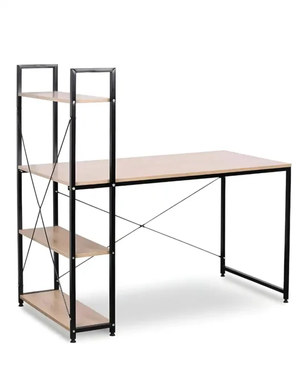 Multifunctional Desk with Bookshelf | Modern Computer Table for Home Office