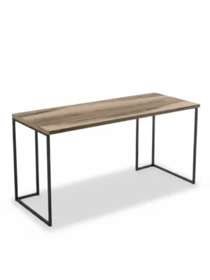 Modern Industrial Wood & Metal Desk