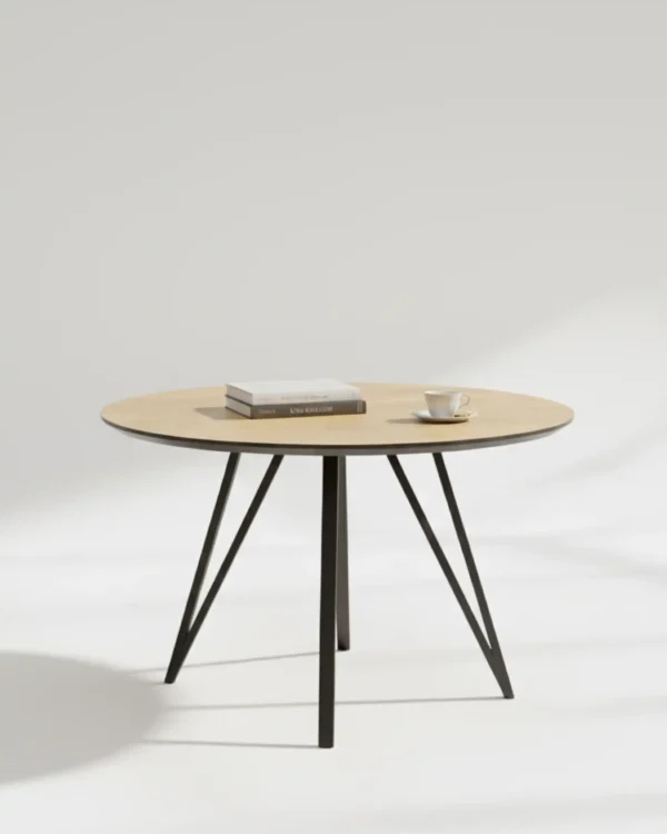 Modern Round Wooden Dining Table