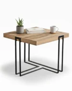Modern Industrial Square Coffee Table