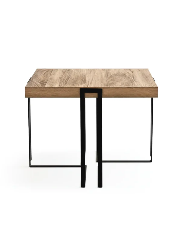 Modern Industrial Square Coffee Table