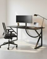 Modern Black Gaming Desk