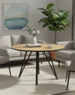 Modern Round Wooden Dining Table