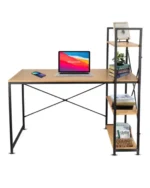 Multifunctional Desk with Bookshelf | Modern Computer Table for Home Office