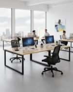 Modern Collaborative Office Desk | Ergonomic Workstation Table for Teams