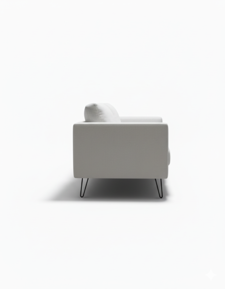 Modern Minimalist 2-Seater Sofa