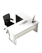 Modern Office Desk with Storage | Executive Workstation Table