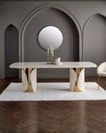 Giorno 8-Seater Marble Top Dining Table | CRV-D002
