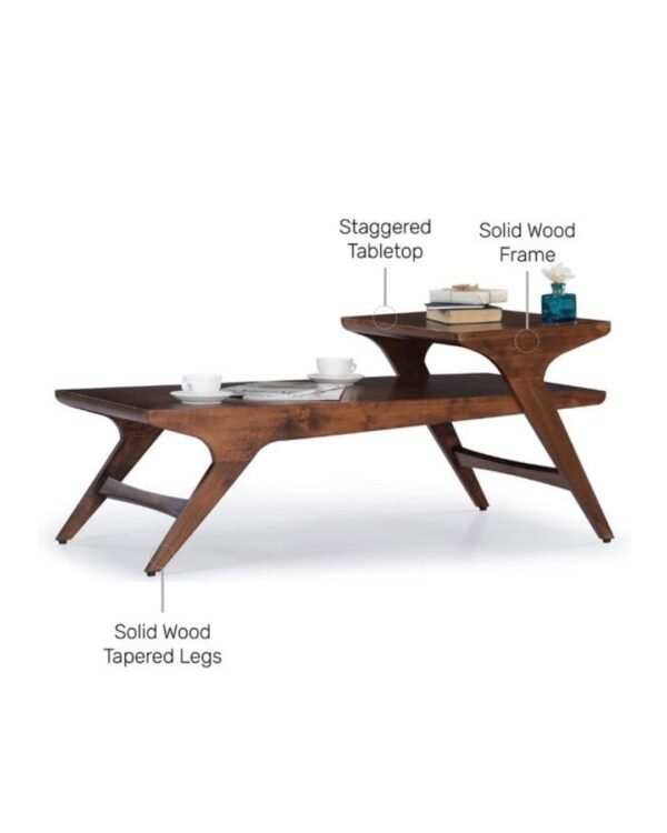 Saluki Two-Tier Center Table | CRV-D011