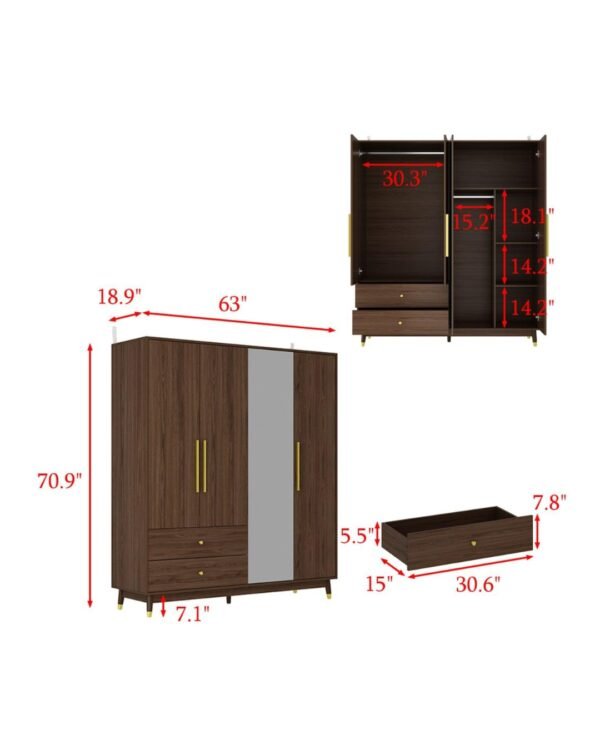 Walnut Cabinet | CRV-W002
