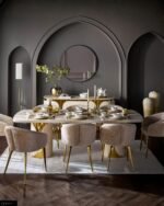 Giorno 8-Seater Marble Top Dining Table | CRV-D002