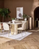 Qubba 6-Seater Dining Table।  CRV-D007