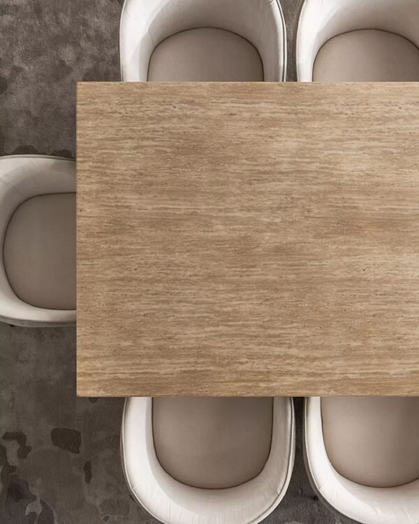 Pavia 6-Seater Marble Top Dining Table | CRV-D001