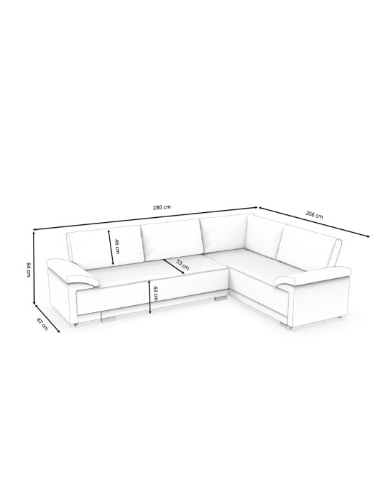 Nexo 3-Seater Sofa | CRV-SF0010