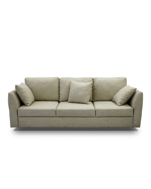 Modern Luxury 3-Seater Fabric Sofa – Minimalist Living Room Couch