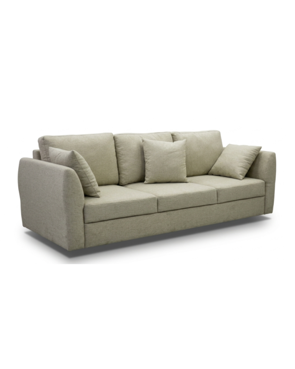 Modern Luxury 3-Seater Fabric Sofa – Minimalist Living Room Couch