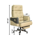 SoftMax Boss Chair | BC004-Light Cream