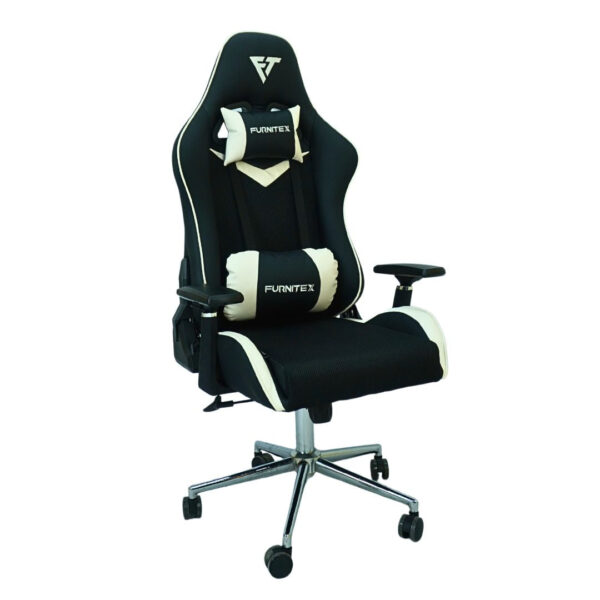 Gaming Chair with 4D Armrest (CRV-00G2) Glossy White