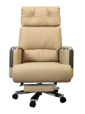 PrimeX Boss Chair | BC003-Light Cream