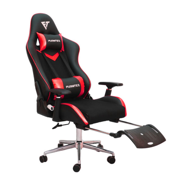 Gaming Chair with 4D Armrest (CRV-00G2) Glossy Red