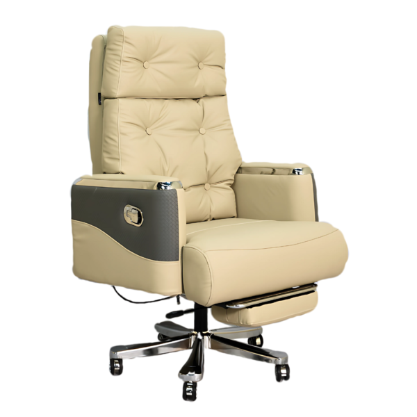 SoftMax Boss Chair | BC004-Light Cream