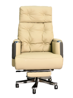 SoftMax Boss Chair | BC004-Light Cream