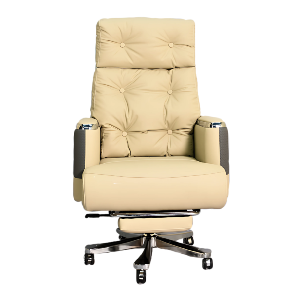SoftMax Boss Chair | BC004-Light Cream