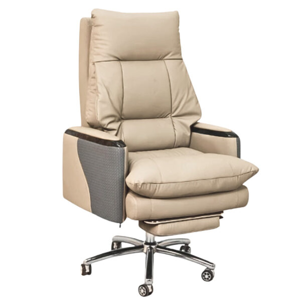 LuxPro Boss Chair | BC002-Light Cream