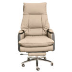 LuxPro Boss Chair | BC002-Light Cream