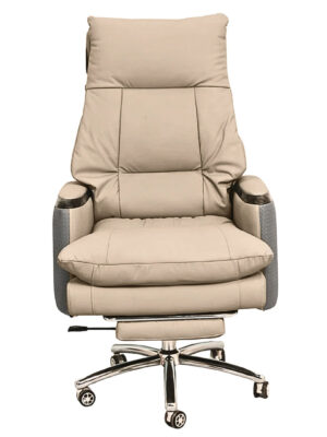 LuxPro Boss Chair | BC002-Light Cream