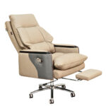 LuxPro Boss Chair | BC002-Light Cream