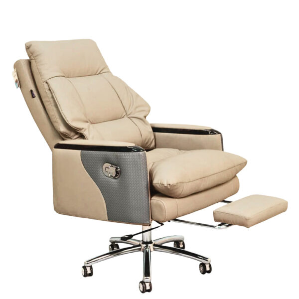 LuxPro Boss Chair | BC002-Light Cream
