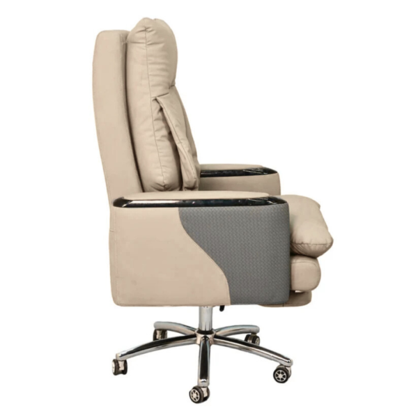 LuxPro Boss Chair | BC002-Light Cream