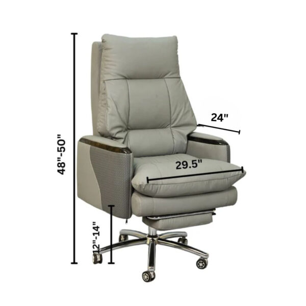 LuxPro Boss Chair | BC002-Gray