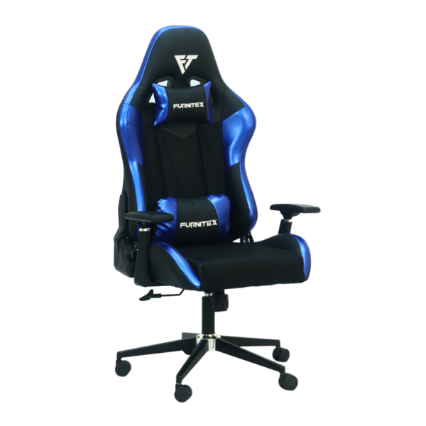 Gaming Chair with 4D Armrest (CRV-00G1) Glossy Blue