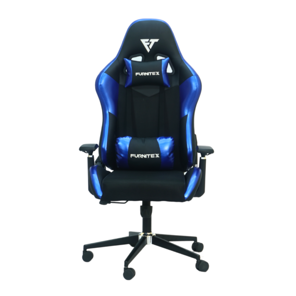 Gaming Chair with 4D Armrest (CRV-00G1) Glossy Blue