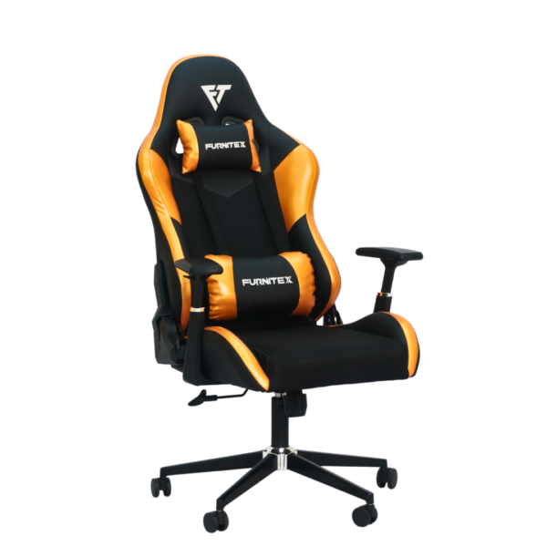 Gaming Chair with 4D Armrest (CRV-00G1) Glossy Orange