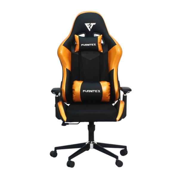Gaming Chair with 4D Armrest (CRV-00G1) Glossy Orange