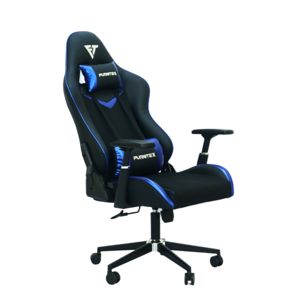 Gaming Chair with 4D Armrest (CRV-00G2) Glossy Blue