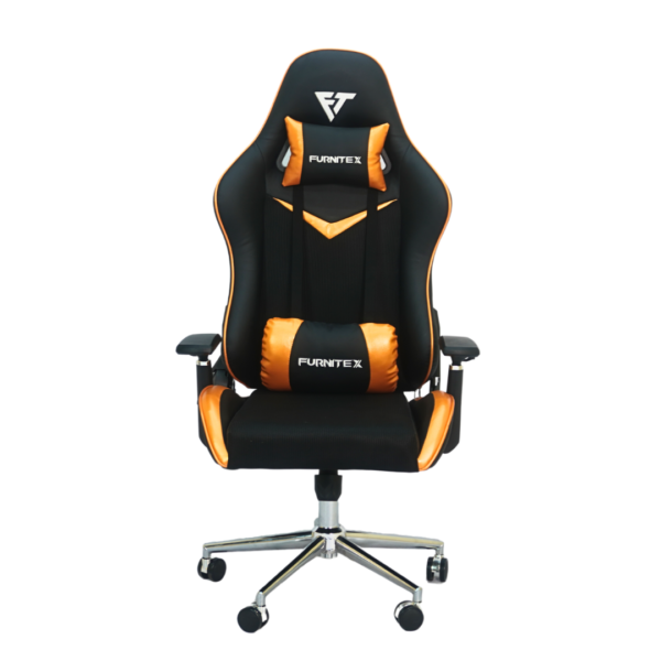 Gaming Chair with 4D Armrest (CRV-00G2) Glossy Orange