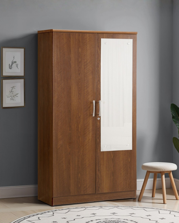 Rio 2-Door Cabinet with Mirror | CRV-WC007
