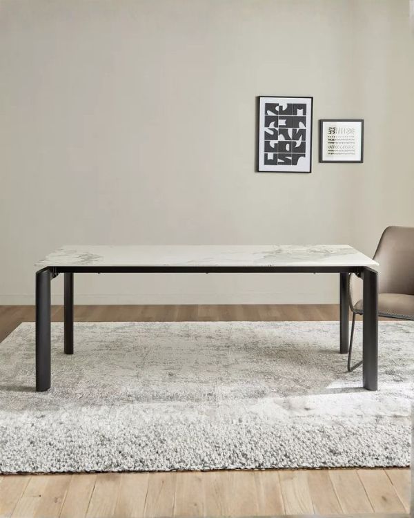 Monti 8-Seater marble Top Dining Table | CRV-DT009
