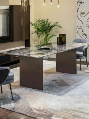 Nuevo 8-Seater Marble Top | Dining Table | CRV-DT008