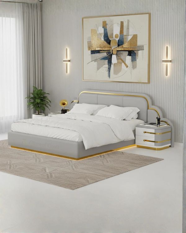 Modern Carve Bed |  CRV-B017