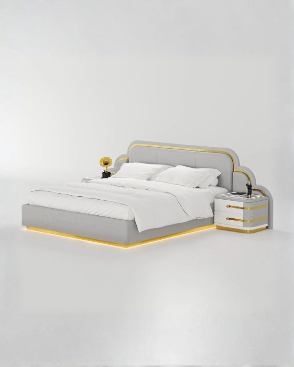 Modern Carve Bed |  CRV-B017